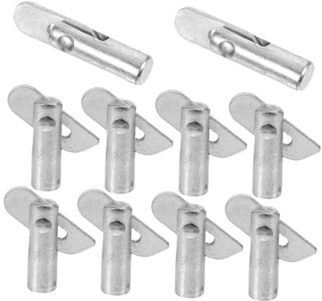 BESTonZON 10pcs Perno Di Bloccaggio Professionale Per Impalcature Perno in Ferro Galvanizzato Accessorio Per Uso Quotidiano Parti Sostituibili Per Ponteggi Dimensioni 12mm x 45mm