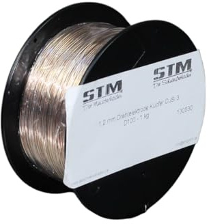 STM Der Meisterladen Schweißdraht CuSi3 1,2mm Kupfer Zink 2.1461 D100 1kg…