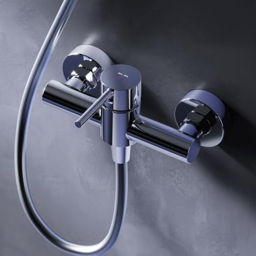 AM.PM Duscharmatur Einhebelmischer, Einhand-Brausearmatur, Mischbatterie Dusche, Brausebatterie Armatur Dusche für Badezimmer, Chrom, Spike FPA20000
