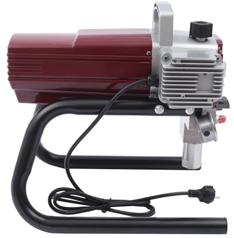 Dispositivo di verniciatura a spruzzo professionale 1,8 KW, Airless Paint 250 mm con tubo di 13 m, sistema di verniciatura a spruzzo airless ad alta pressione 1,8 l/min