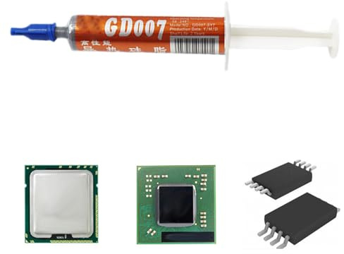 Zuasdvnk Pasta termica - Pasta termica | Siringa per grasso conduttiva in silicone per componenti di raffreddamento del computer, CPU, apparecchiature elettroniche e stampanti