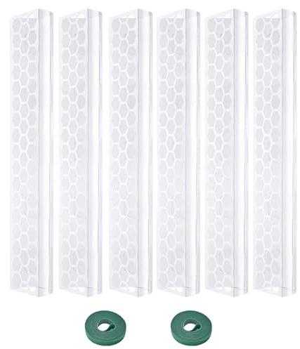 Monstera Support en Mousse d'intérieur – Support d'escalade empilable, Poteau Transparent | Lierre Lierre Arbre à Argent, rehausseur de Croissance Vertical pour d'intérieur, Poteau pour