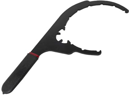 Uadme Llave de filtro de de acero inoxidable Herramienta de extracción de tipo abierto duradero para Paccar Peterbilt Caterpillar Motor de 6 pulgadas Tamaño de 6 pulgadas