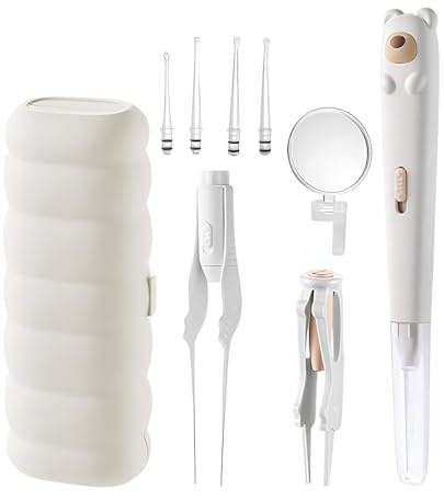 Ear Cleaning Kit - Spoon Ear - Full Ear Cleaning Kit - For Adults Teens Home Travel Camping