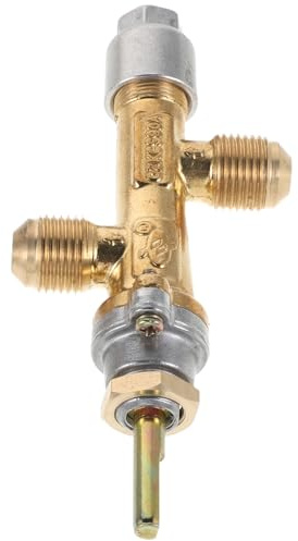 Milisten Vanne de Chauffage de Terrasse en Laiton pour Parasol Chauffant – Soupape de Sécurité Gaz – Pièce de Rechange pour Vanne de Régulation Propane – Contrôle Précis pour Chauffage