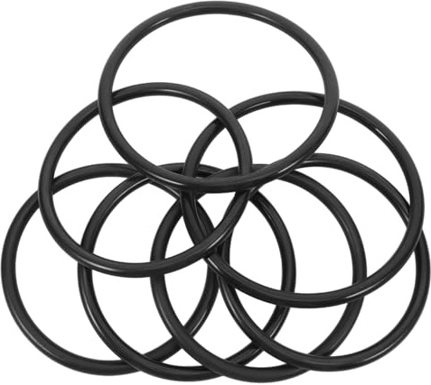 Amosfun Singing Bowl Rubber Rings Set 7 pack Sound Bowl Rings for Crystal Singing Bowls Tibetan Singing Parts Portable Buddhist Accessory 2 Large and 5 Small