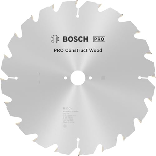 Bosch 1x PRO Construct Wood Kreissägeblatt, 315 x 3,2 x 30 mm | für Bauholz mit Mörtel und Nägeln, Holz mit Nägeln, Ø 315 mm, Professional Zubehör kabelgebundene Tischkreissäge