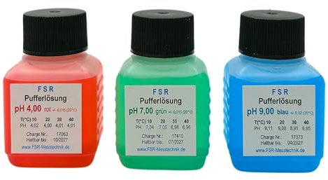 BYUP pH 4-7-9 Kalibrierflüssigkeit, 150 ml, Litmuspapier, pH-Messgerät Tester, Aquarien-Kalibrierung