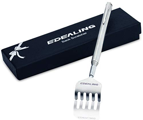 Rascador Trasero Extensible Portable con la manija telescópica - Acero Inoxidable Back Massager Body Massage Tool