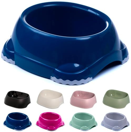 Futter- Trinknapf 2200 ml Anti-Rutsch blaubeere