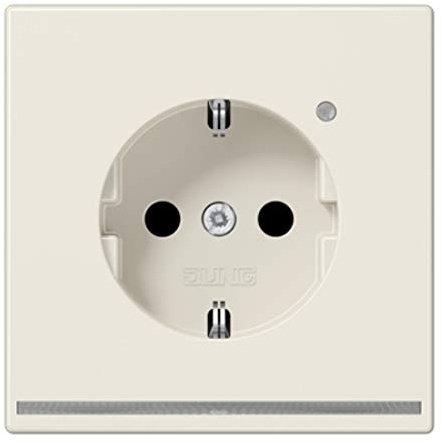 Schuko-Sockel mit LED-Beleuchtung