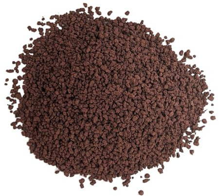 Natural Red Lava Rock - Horticultural Grade 2-10mm, 1kg Premium Bag for House Plants, Bonsai, and Cactus