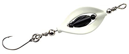 Forellenblinker Trout Master Double Spoon Black N White 3.3g