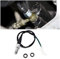 CGEAMDY Interruptor de Luz Trasera de Freno, Presión Hidráulica Universal Para Motocicleta Con Arandelas (Recto1)