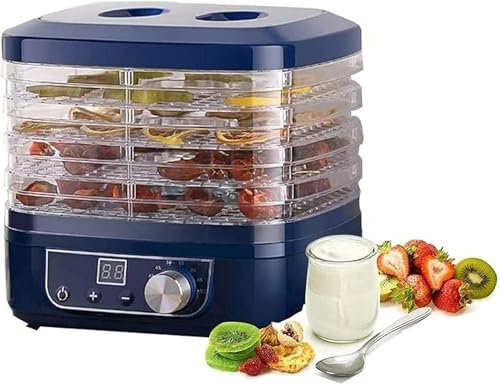 AFLEPCBRQ Dehydrator Food Dryer, Mac Electrical Food Dehydrator With Digital Temperature Control And Prolonged Time, Food Dehydrator, Cecina, Beef, Fruit