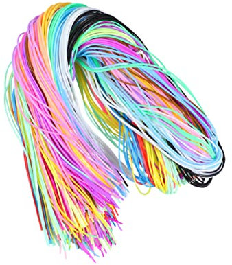 PHENOFICE 2 400 Stück Webschnur Juteseil elastisches Schlagseil Natürliche Makramee-Schnur Makramee-Perlen Seile bastelkasten bastel Materialien Strickschnur geflochtenes Seil selber Machen