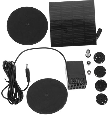 BESPORTBLE Kit Pompa 1 2 W Per Laghetto Piscina Acquario Display Acqua 4 Modalità Di Spruzzo