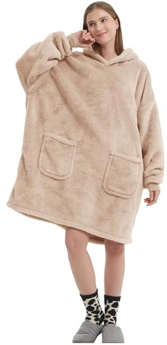 FELOVE Kapuzenjacke mit Reißverschluss – Fleecejacke Hoodie Damen Kapuzenpullover, Bequem & Warm, Mit Taschen, Für Herren & Damen Freizeitaktivitäten & Alltag
