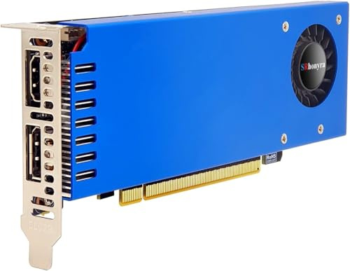 SRhonyra GTX 1060 3GB Low Profile Graphics Card | GDDR5,PCIe 3.0 X16,192-Bit,HDMI DisplayPort Outputs, for SFF PCs