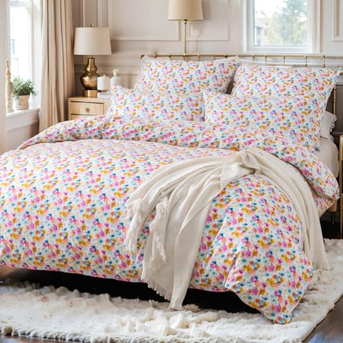 KACEMOO Bettwäsche 135x200cm 2teilig Set Extraweiches Bettwäsche-Sets für Einzelbett Hochwertiges Microfaser Bettbezug mit Kissenbezug 80x80cm