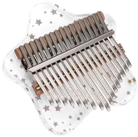 Fingerklavier-Kalimba Acryl-Kalimba 17 Tasten Musikinstrument Geeignet Für Erwachsene Anfänger(2)