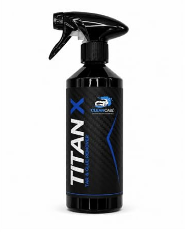 CleanCabz® TITAN X Premium Tar Remover Car 500ml – Tar and Glue Remover for Car Paintwork, Bitumen & Adhesive – Dissolves Bug Residue, Road Grime & Water Spots