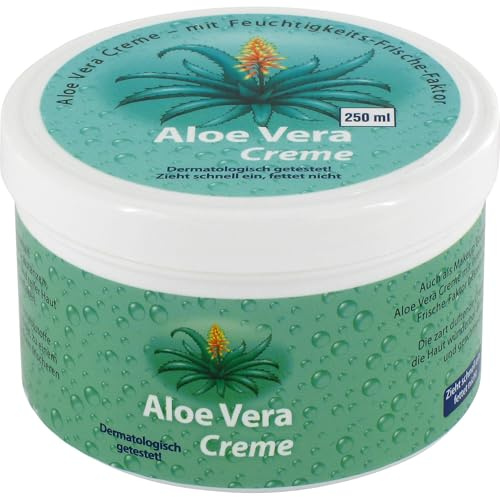 Avitale Aloe Vera Haut-Creme, dermatologisch getestet, 250 ml | Creme zum Auftragen auf die Haut, Dermokosmetik aus der Apotheke für empfindliche Haut, hochwertige medizinische Pflege