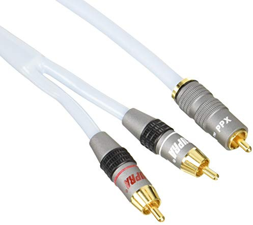 Supra Cables 2m Subwooferkabel Y-Link RCA-2*RCA für A/V-Receiver und Subwoofer (LFE)