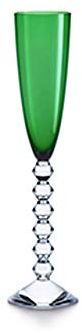 Baccarat Vega Flutissimo Flute Emerald, Single