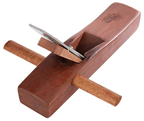 Hyuduo 11 inch Traditional Wood + Steel Woodworking Planer, Hand Planer, Wood Plane Smoother, Deburring Tool, Furniture Smoothing, Includes 1 * Plane