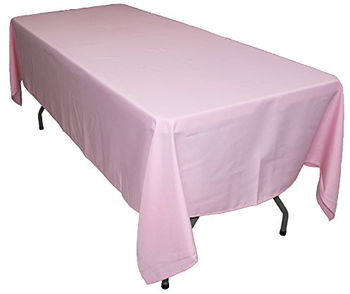 KaitatsuSen Rechteckige Tischdecke aus Polyesterstoff, Rosa, 150x200cm