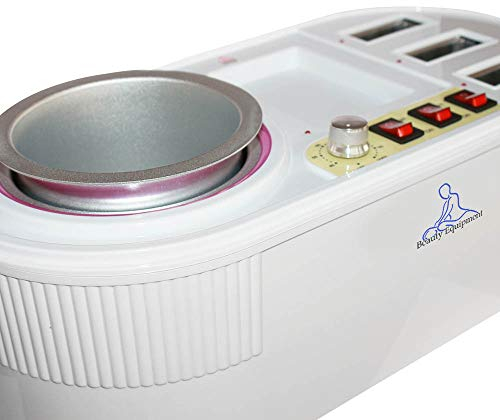 SCALDACERA DOPPIO, FORNELLO, BARATTOLO E RULLI, ESTETISTA PROFESSIONALE, 400 ML RULLI CARTUCCE CERA