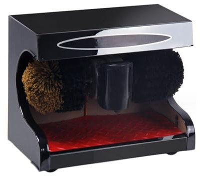 SXYKXYDL Nettoyeur et cireuse à Chaussures intelligents - Machine à cirer Les Chaussures avec brosses Douces et dures, cireuse à Chaussures électrique à Induction Automatique, Nettoyage Facile