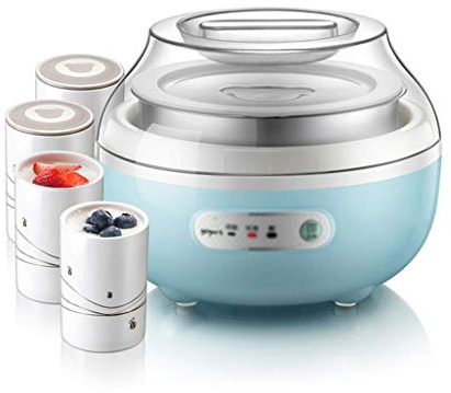 HMTE Yogurt Maker Máquina automática para Hacer Yogurt Digital con Control de Temperatura Constante Diseño de Acero Inoxidable para Uso doméstico