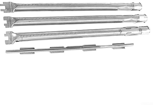 Oniissy Quemador de acero inoxidable, quemador 69787 de 46 cm para recambios de parrilla Weber Spirit 300-Series, accesorios de manguera de gas de barbacoa