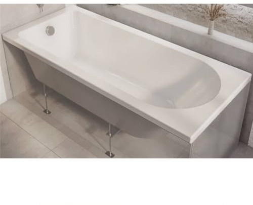 MILANO White 1500 x 700mm Single Ended Round Bath