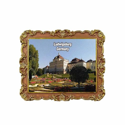 Ludwigsburg Deutschland Kühlschrankmagnet 3D Reise Souvenir Kühlschrank Dekoration Magnetaufkleber Basteln Kollektion
