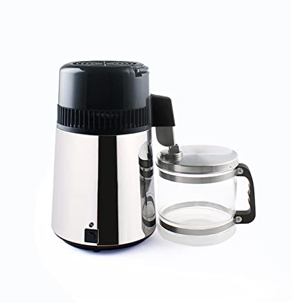 Distillatore di Acqua Distillatore di Acqua Pura 4L Filtro per Macchina per Acqua Distillata Dentale in Acciaio Inossidabile Elettrico Distillazione Purificatore Brocca per Depuratore d'Acqua Domest