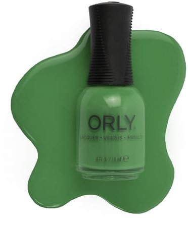 ORLY Touch Grass Nail Polish (18ml), Neon Green Creme Nail Varnish