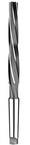 KIRANDY Maschinen-Reibahle, HSS Hochpräzisions-H7-Wendeschneidplatten 1:50 Spirale, Kegelschaft-Reibahle(25mm-spiral)