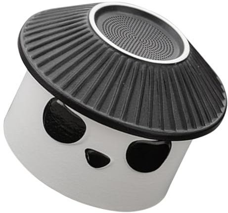 SHOWERORO Fine Tea Strainer Set Ceramic Tea Sieve Strainer Panda Shape Loose Tea Steeper for Home Office