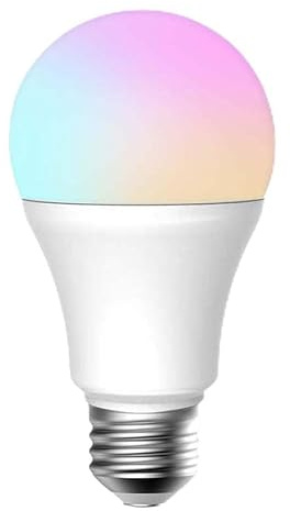Glowster Bombilla LED Bluetooth E27 9W RGB+CCT, control a distancia, regulación de brillo; ideal para ambientar espacios y crear atmósferas personalizadas.