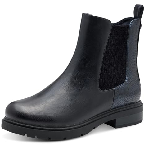 Marco Tozzi dam Chelsea 2–25466-45 modestövlar, DK.Navy Comb, 41 EU, Dk Navy Comb, 41 EU