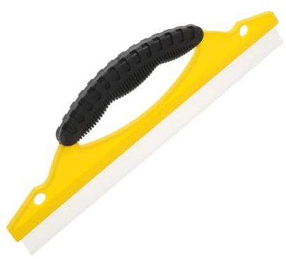 Amosfun Limpiaparabrisas De Silicona para Ducha Color Amarillo
