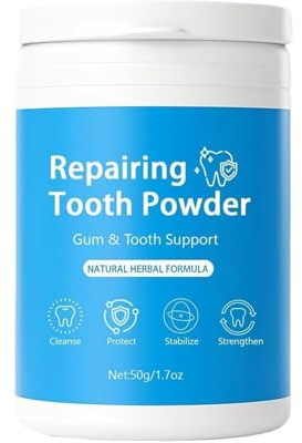 Polvere Dentifricia Igienizzante per Denti con Azione Riparatrice | Dentifizio Istantaneo 50 G Ripara Denti per Donne Routine Quotidiana Bagno