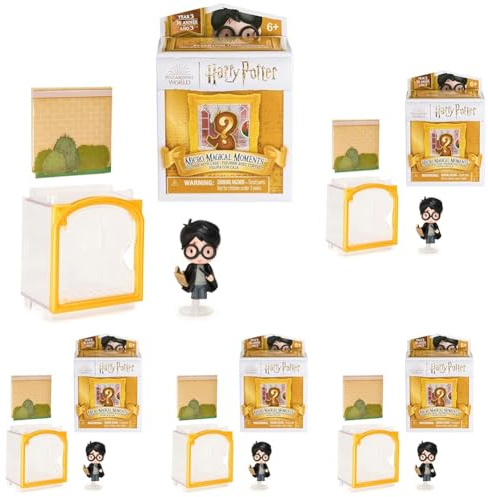 Wizarding World Harry Potter - Micro Magical Moments Überraschungs-Sammelfigur mit Setzkasten (Der Gefangene von Azkaban), ca. 3,8 cm groß, Spielzeug für Kinder ab 6 Jahren, Fanartikel (Sortiert)