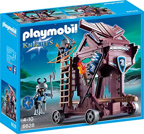 PLAYMOBIL Caballeros - Torre de Ataque de los Caballeros del Halcón (6628)