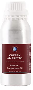 Mystic Moments Huile parfumée Cherry Amaretto – 500 g – Parfait pour les savons, bougies, bombes de bain, brûleurs d'huile, diffuseurs et articles de soins de la peau et des cheveux