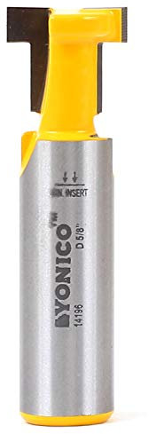 Yonico T Track T Slot Router Bit 3/8-Inch T-Bolt 1/2-Inch Shank 14196