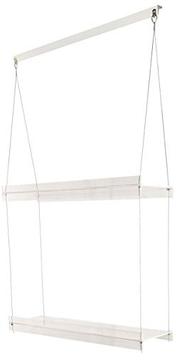 Supreme Tech Hängeregal aus Acryl für Fenster (55,9 cm breit, 2 Ablagen – 88,9 cm lang)